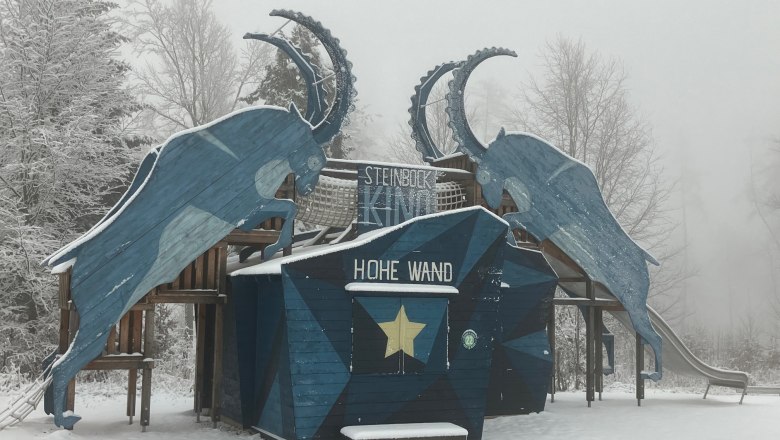 Winterliches Steinbock Kino, © Naturpark Hohe Wand Winterliches Steinbock Kino, © Naturpark Hohe Wand