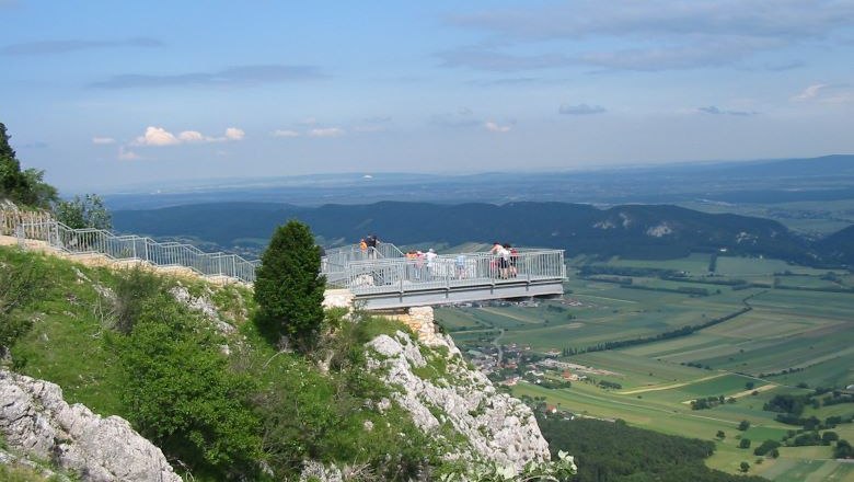 Aussichtsterrasse Skywalk Hohe Wand, © Naturpark Hohe Wand 