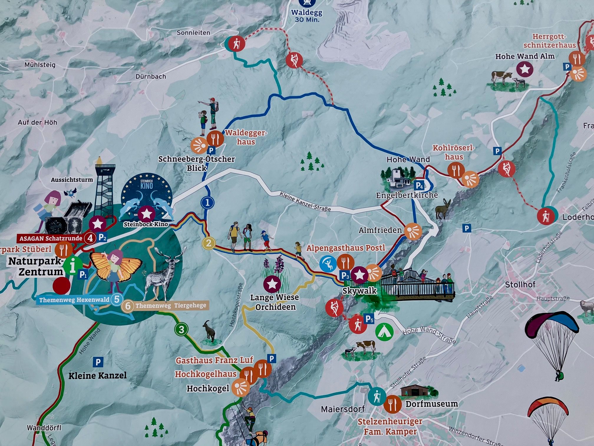 Erlebniskarte Naturpark Hohe Wand