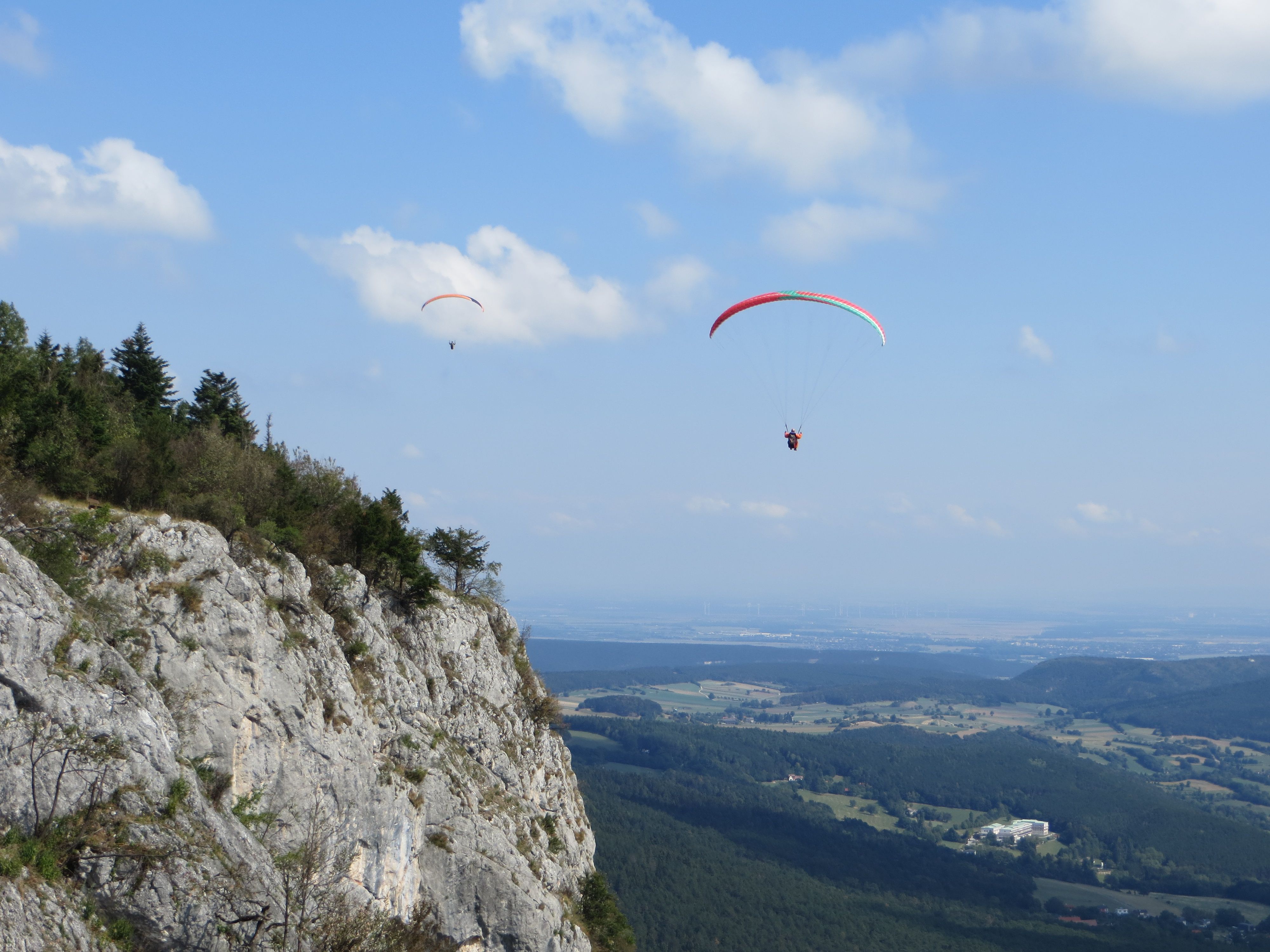 Der Traum vom Fliegen; mit dem Paragleiter abheben