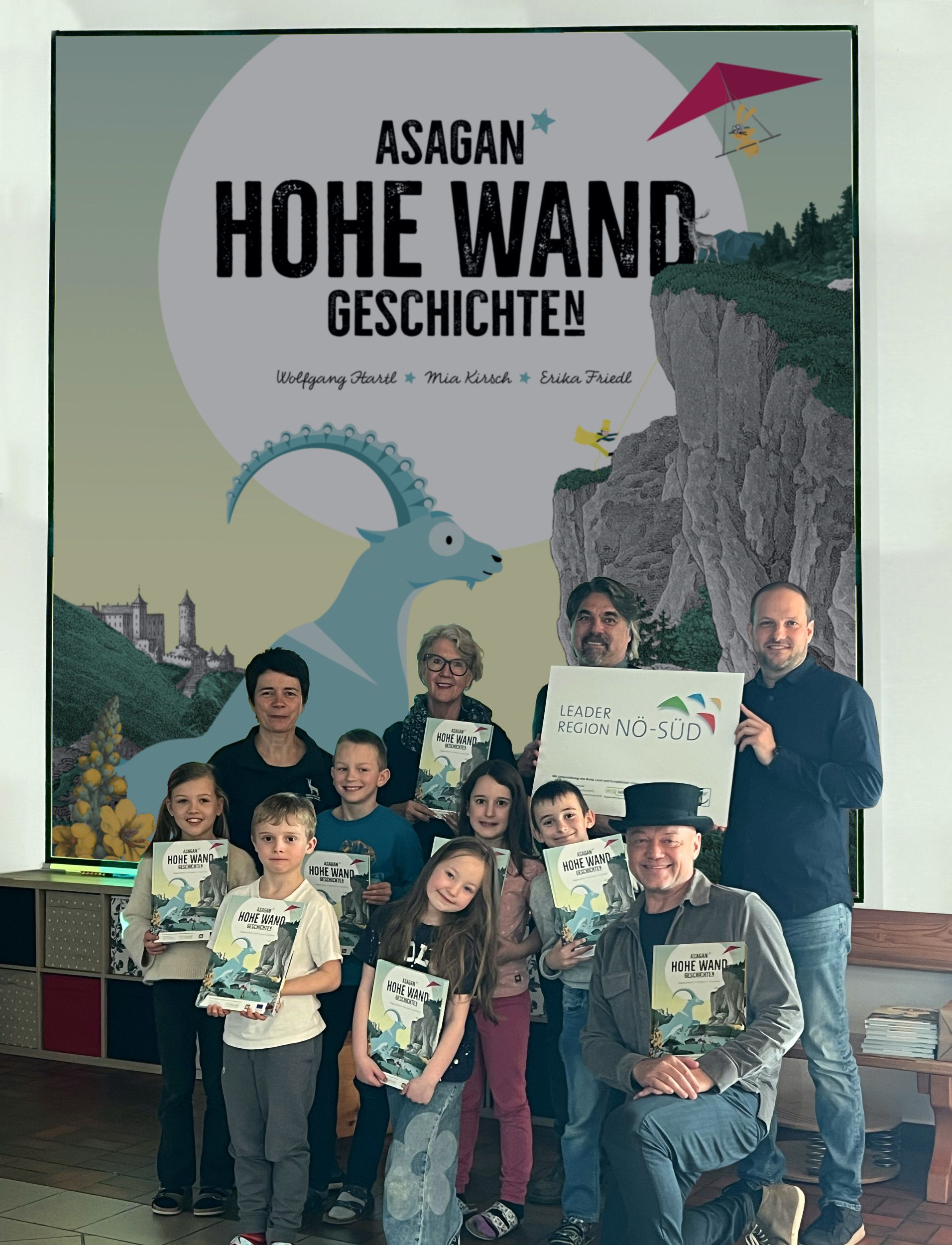 ASAGAN Naturbuch Präsentation in der Naturpark Schule Hohe Wand 